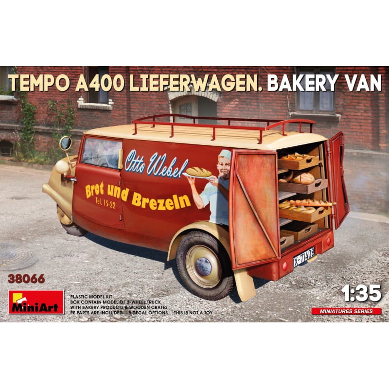 Zdjęcie główne produktu Tempo A400 Lieferwagen. Bakery Van 1:35 MiniArt 38066