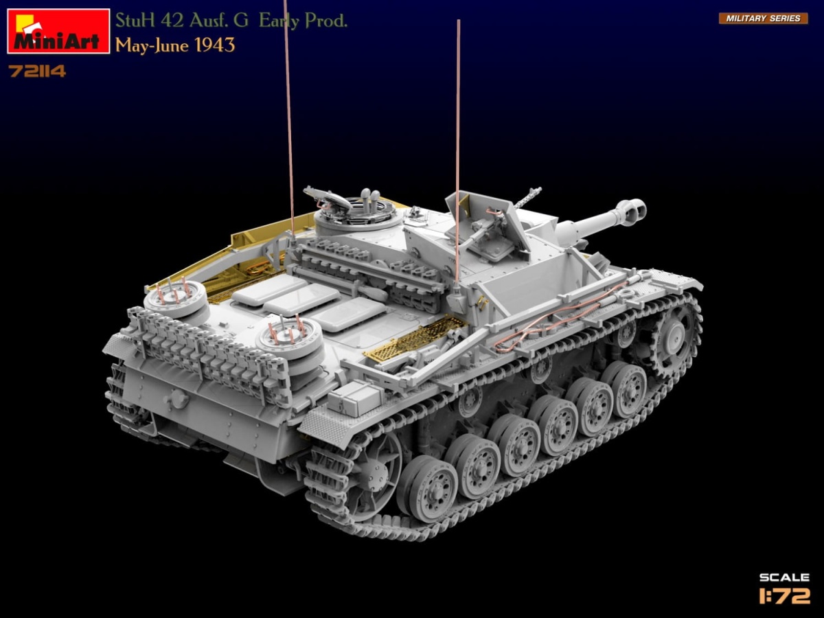 Zdjęcie dodatkowe produktu StuH 42 Ausf. G Early Prod 1:72 MiniArt 72114