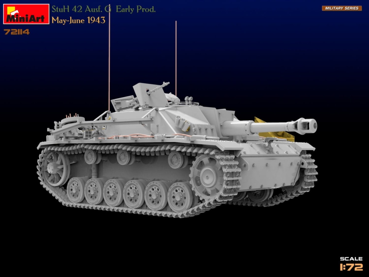 Zdjęcie dodatkowe produktu StuH 42 Ausf. G Early Prod 1:72 MiniArt 72114