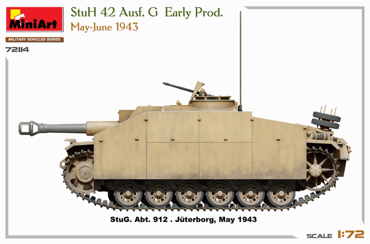 Zdjęcie dodatkowe produktu StuH 42 Ausf. G Early Prod 1:72 MiniArt 72114