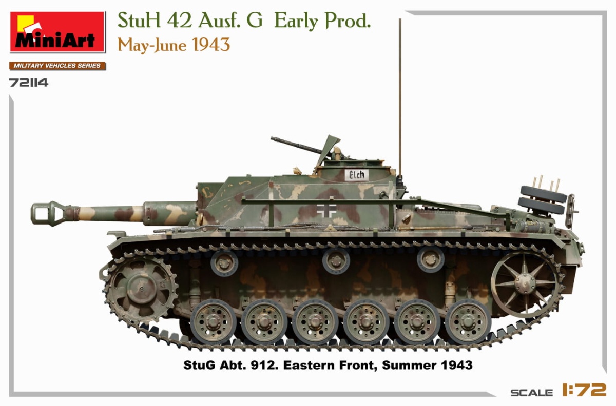 Zdjęcie dodatkowe produktu StuH 42 Ausf. G Early Prod 1:72 MiniArt 72114