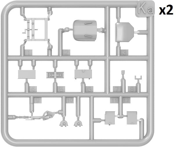 Zdjęcie dodatkowe produktu M3 Stuart Early Prod. Interior Kit 1:35 MiniArt 35404