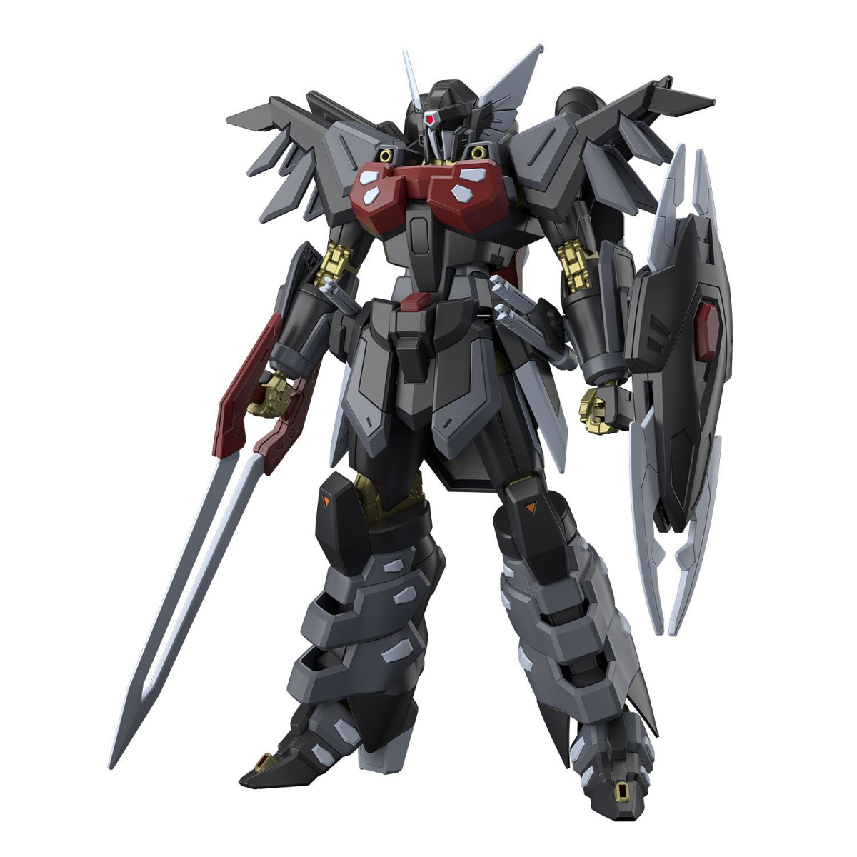 Zdjęcie główne produktu Gunpla NOG-M1A1 Black Knight Squad Shi-ve.A HGCE 1:144