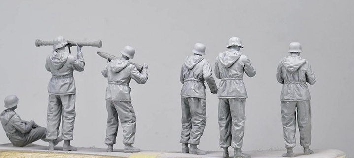 Zdjęcie dodatkowe produktu German 88mm Gun Flak 36 w/ 6 Crew Members 1:35 Border Model BT013