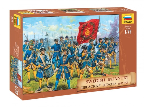 Szwedzka piechota 1:72 Zvezda 8048