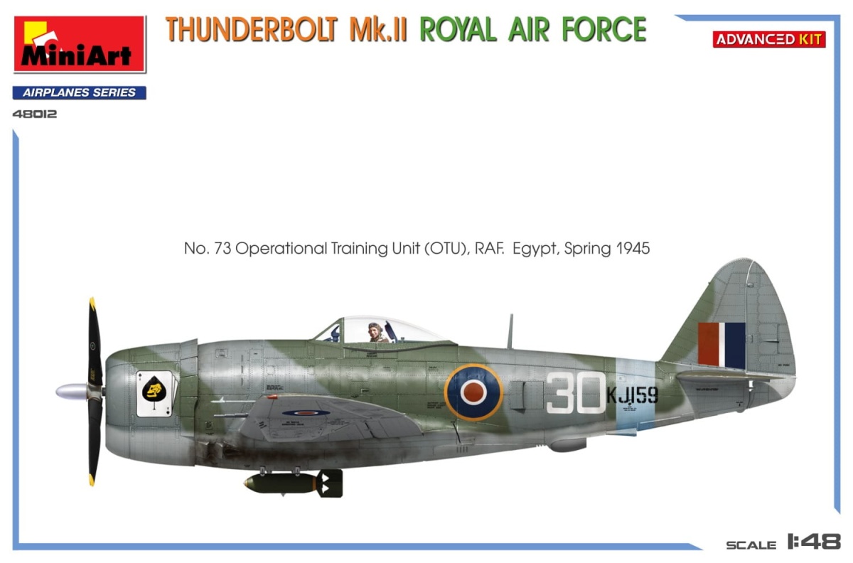Zdjęcie dodatkowe produktu Thunderbolt Mk.ii. Royal Air Force. Advanced Kit 1:48 MiniArt 48012