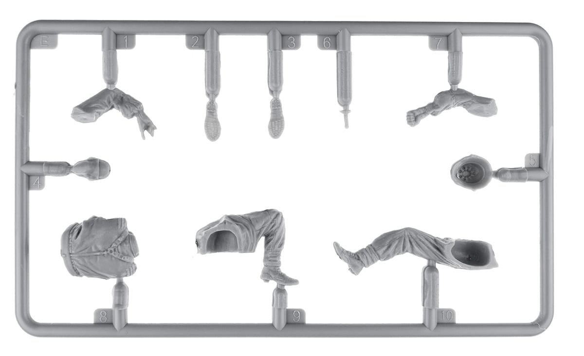 Zdjęcie dodatkowe produktu German Tank Riders Set 1. Resin Heads 1:35 MiniArt 53022