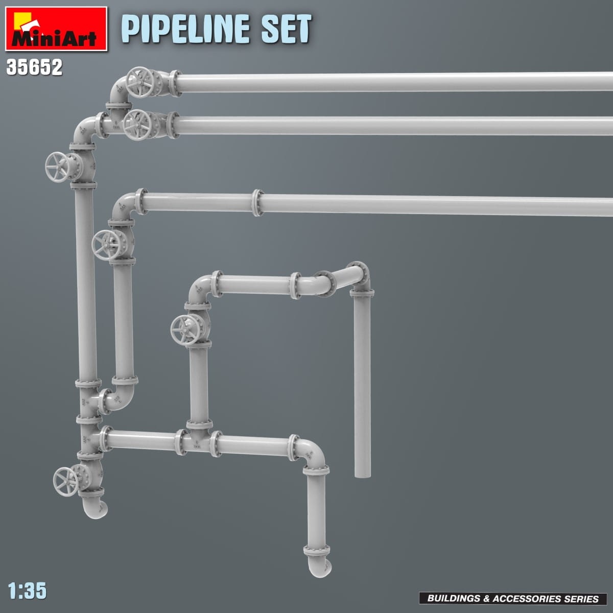 Zdjęcie dodatkowe produktu Pipeline Set 1:35 MiniArt 35652