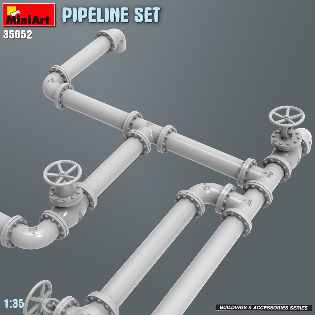 Zdjęcie dodatkowe produktu Pipeline Set 1:35 MiniArt 35652