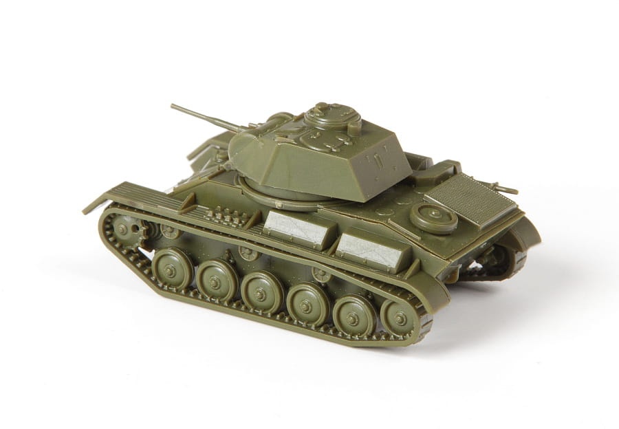 Zdjęcie dodatkowe produktu Radziecki czołg lekki t-80 1:100 Zvezda 6295