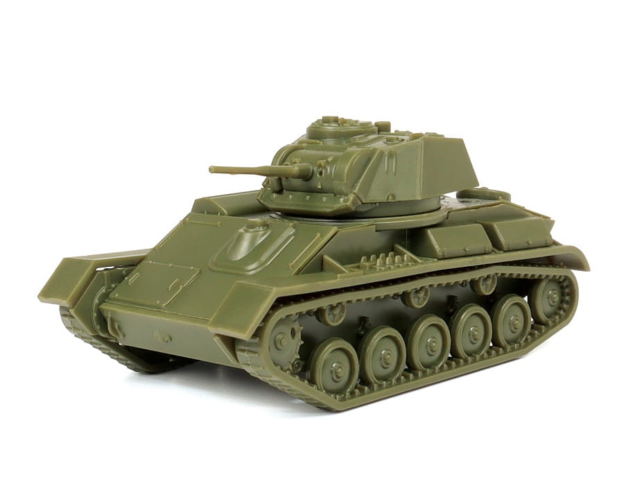 Zdjęcie dodatkowe produktu Radziecki czołg lekki t-80 1:100 Zvezda 6295