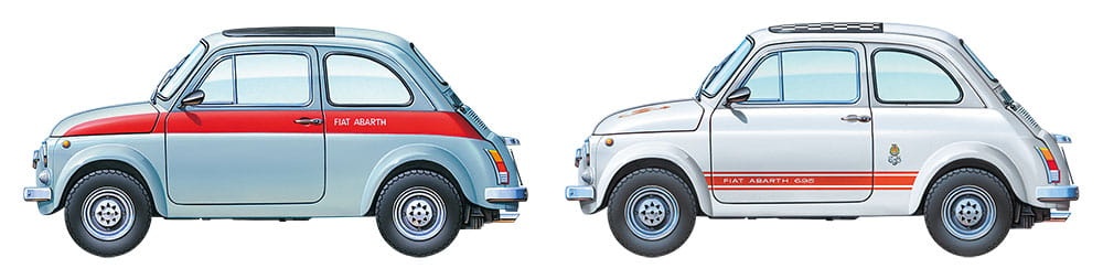 Zdjęcie dodatkowe produktu Fiat Abarth 695 SS 1:24 Tamiya 24173