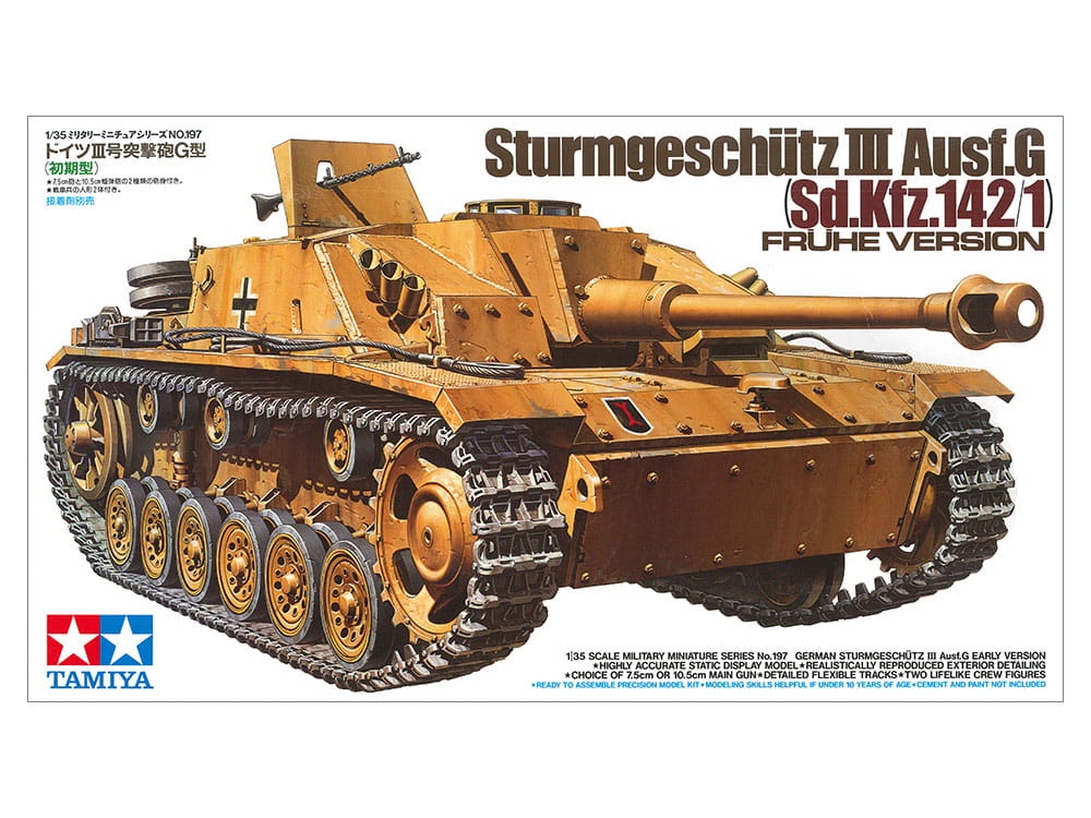 Zdjęcie główne produktu German Sturmgeschutz III Ausf.G (Early Version) 1:35 Tamiya 35197