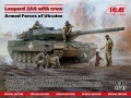 Zdjęcie główne produktu Leopard 2A6 with crew 1:35 ICM 35013