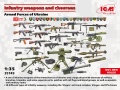 Zdjęcie główne produktu Infantry weapons and chevrons 1:35 ICM 35749