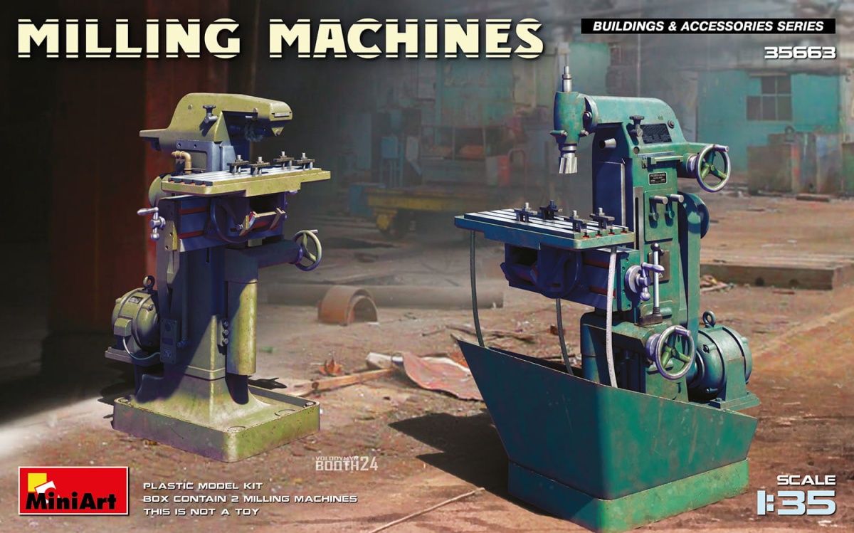 Zdjęcie główne produktu Milling Machines 1:35 MiniArt 35663