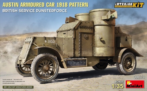 Austin Armoured Car 1918 Pattern British Service Dunsterforce Interior Kit 1:35 MiniArt 39023