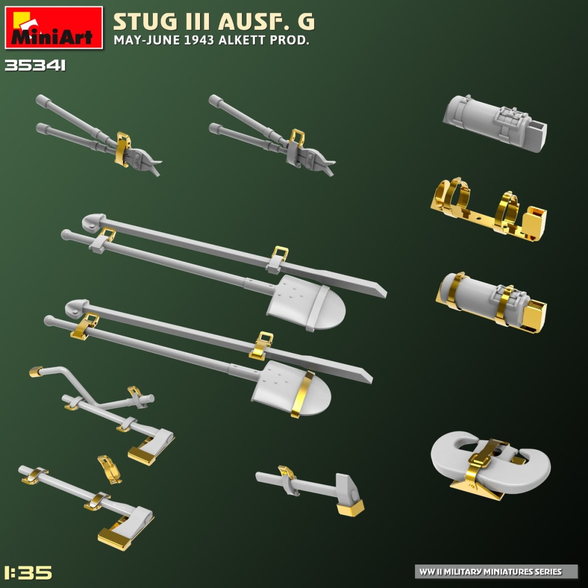 Zdjęcie dodatkowe produktu Stug III Ausf. G May-june 1943 Alkett Prod. 1:35 MiniArt 35341