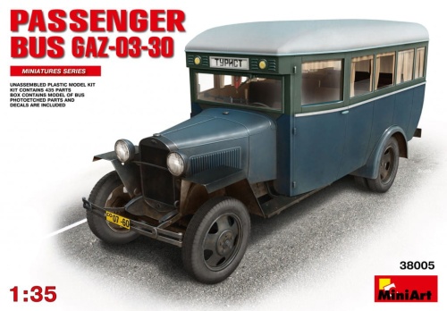 Passenger Bus Gaz-03-30 1:35 MiniArt 38005