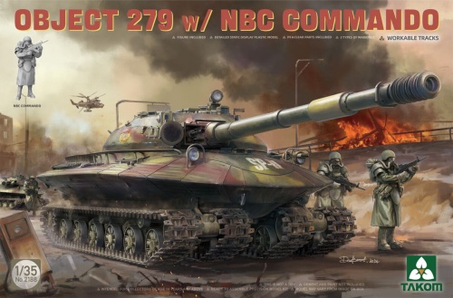 Object 279 With NBC Commando 1:35 Takom 2188