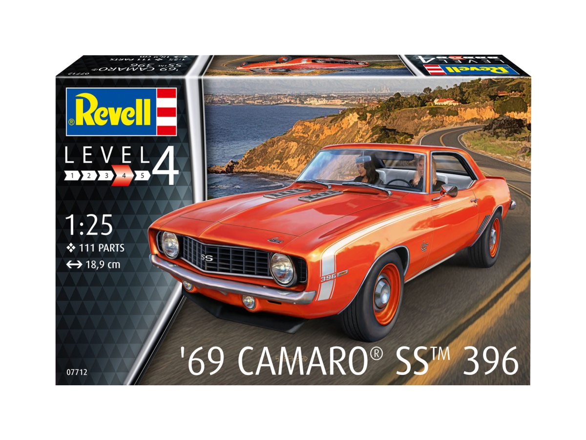 Zdjęcie dodatkowe produktu Chevrolet Camaro SS 396 (69) 1:25 Revell 07712