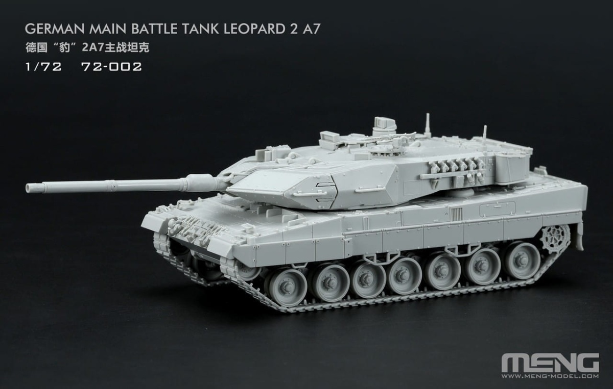 Zdjęcie dodatkowe produktu German Main Battle Tank Leopard 2 A7 1:72 Meng 72002