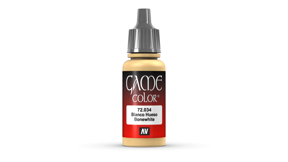 Zdjęcie dodatkowe produktu Vallejo 72034 Bone White Game Color Farba