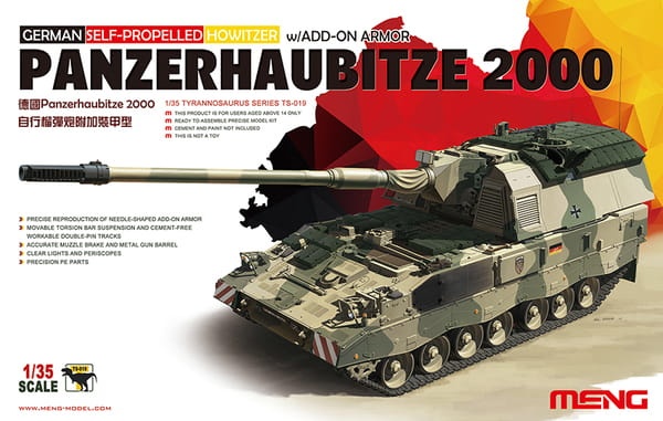 Zdjęcie główne produktu German Panzerhaubitze 2000 1:35 Meng TS019