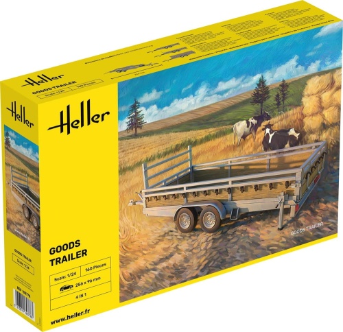Goods Trailer 1:24 Heller 80778