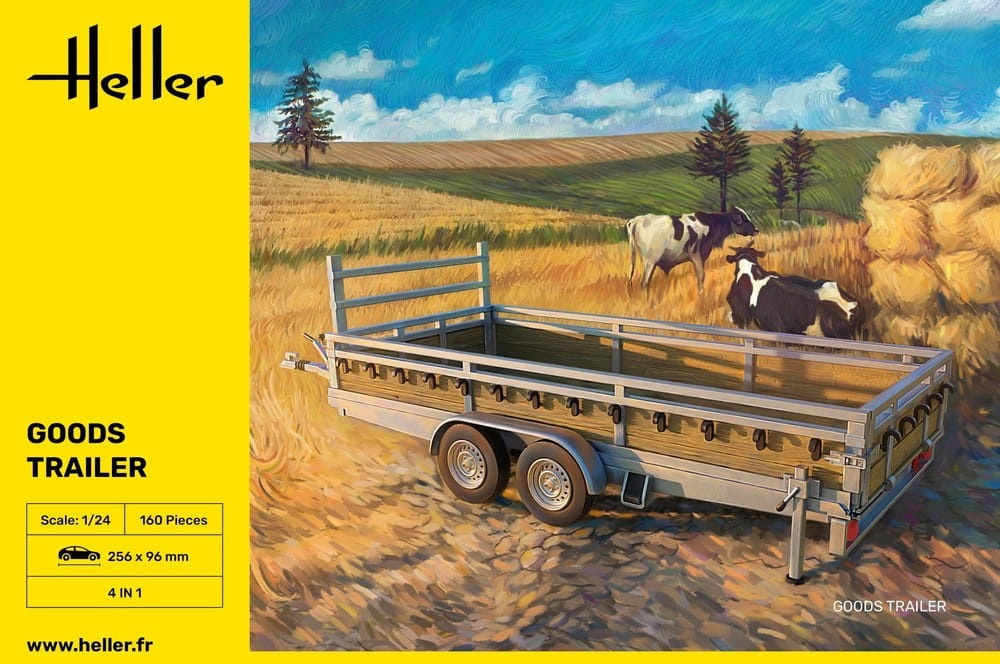Zdjęcie dodatkowe produktu Goods Trailer 1:24 Heller 80778