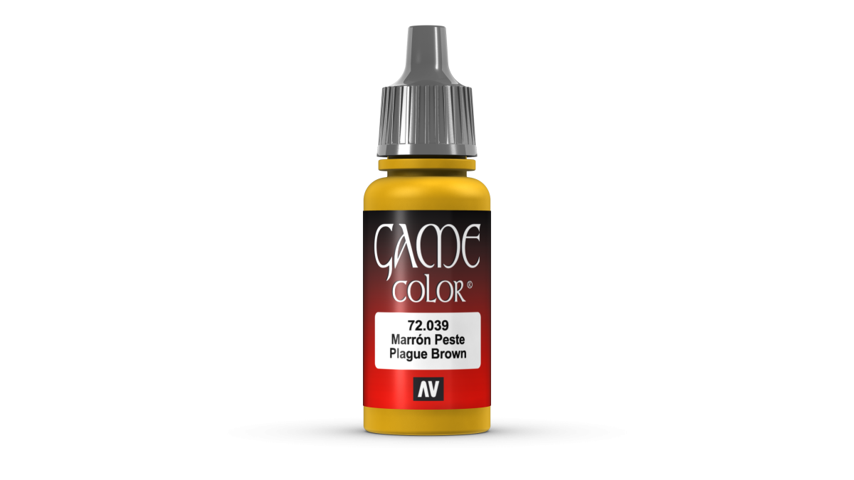 Zdjęcie dodatkowe produktu Vallejo 72039 Plague Brown Game Color Farba