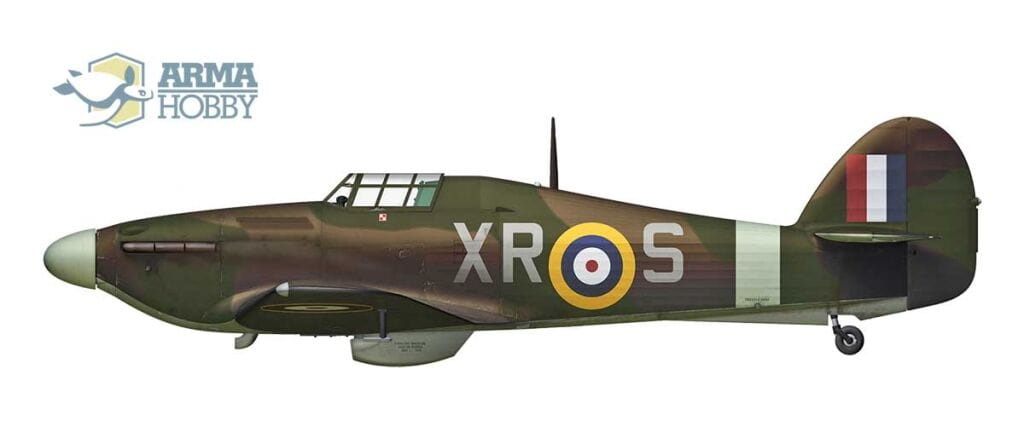 Zdjęcie dodatkowe produktu Hurricane Mk I Allied Squadrons Limited Edition 1:72 Arma Hobby 70024