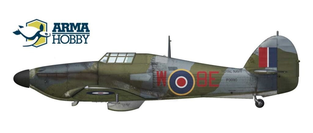 Zdjęcie dodatkowe produktu Hurricane Mk I Navy Colours 1:72 Arma Hobby 70022