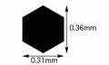Zdjęcie dodatkowe produktu Modeling Mesh Hexagon - Medium Hasegawa PA23
