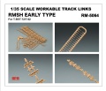 Zdjęcie dodatkowe produktu Workable Track Links RMSH Early Type For T-55/T-72/T-62 1:35 Rye Field Model 5064
