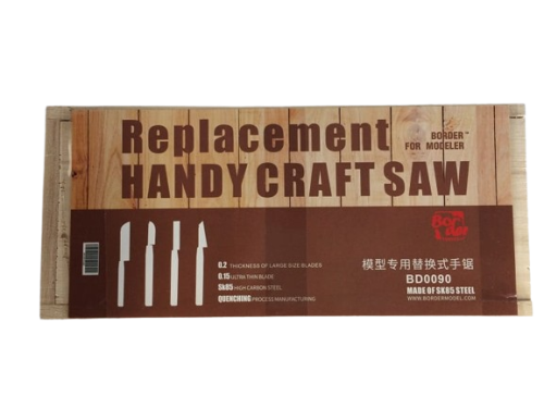 Replacement Handy Craft Saw (Red) w/4Type Spare Blade Border Model BD0090