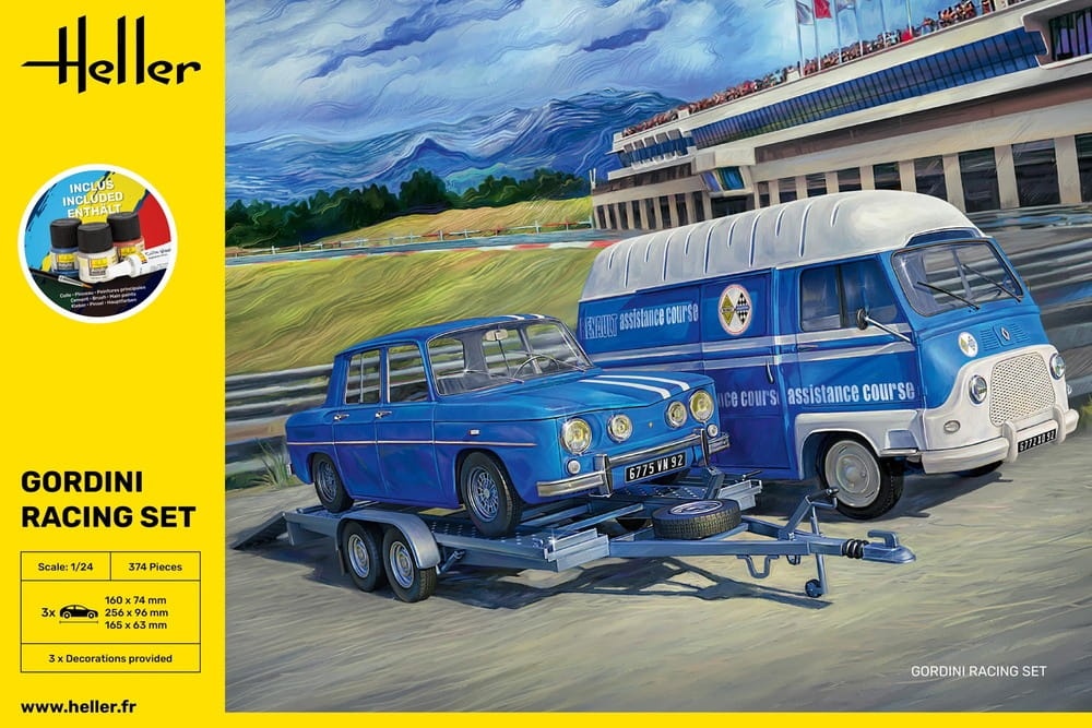 Zdjęcie dodatkowe produktu Gordini Racing Set STARTER KIT 1:24 Heller 52328