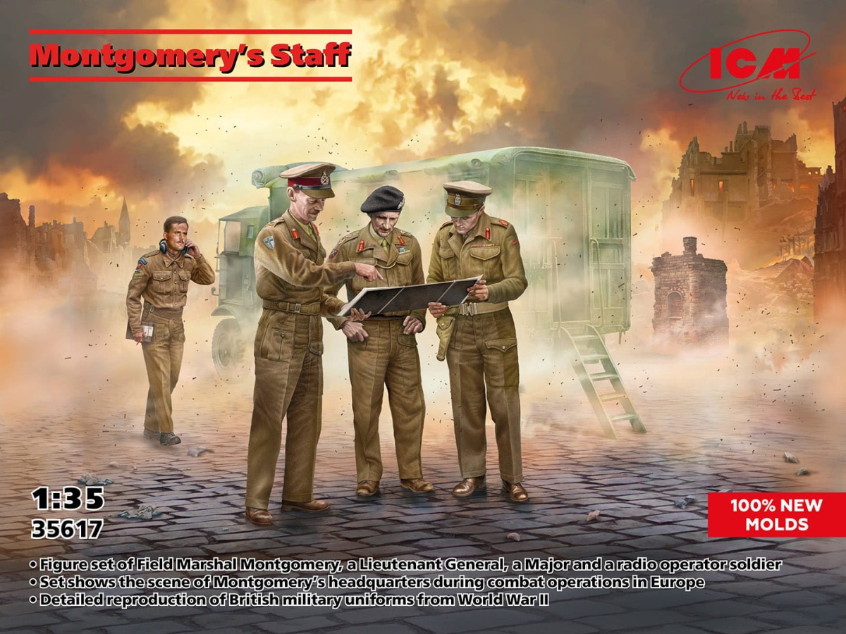 Zdjęcie główne produktu Montgomerys Staff 1:35 ICM 35617