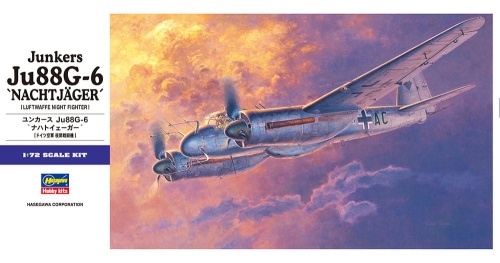 Junkers Ju88G-6 Nachtjager 1:72 Hasegawa E32