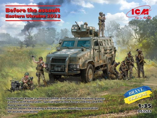 Before the assault. Eastern Ukraine 2022 1:35 ICM DS3521