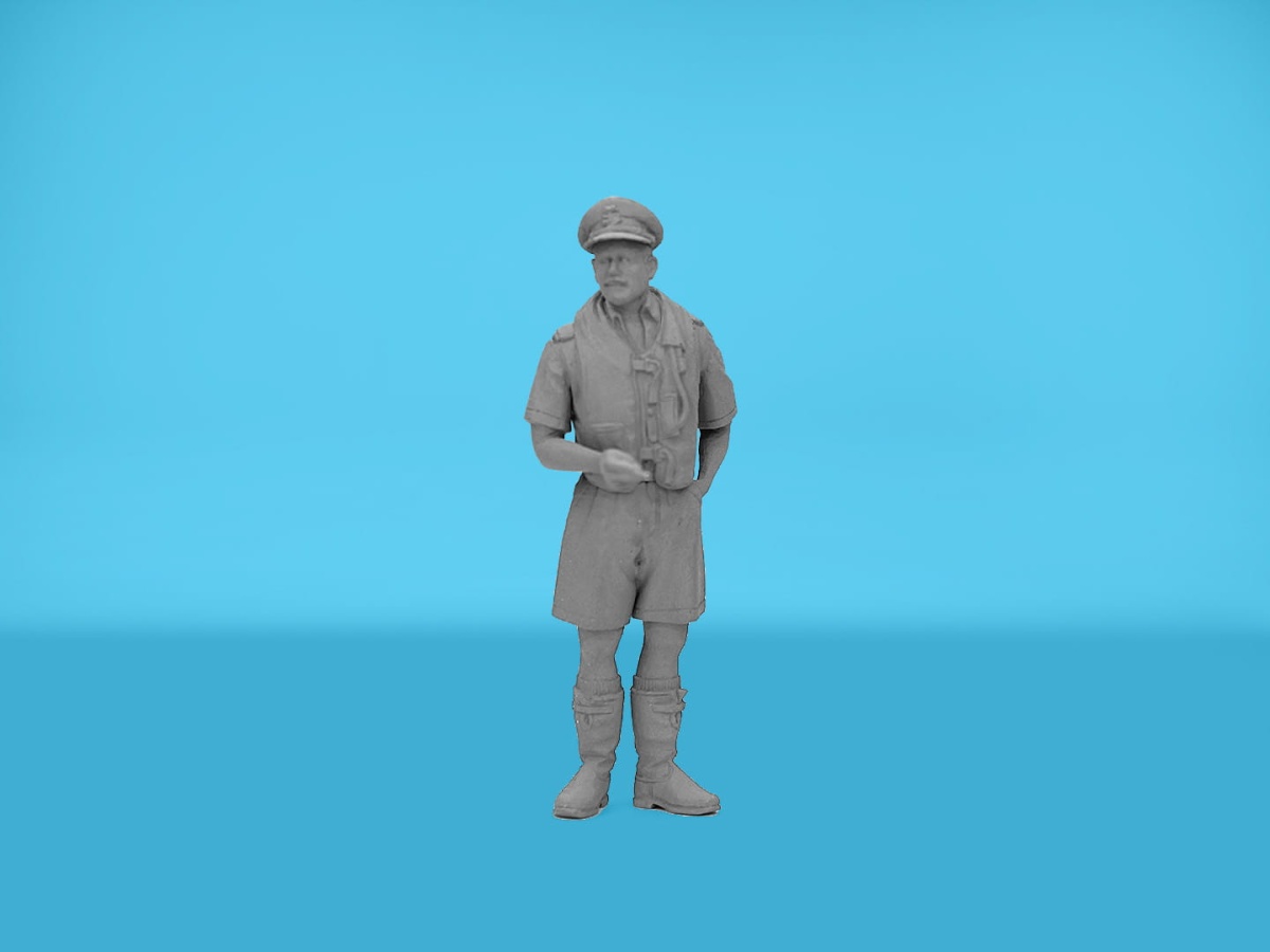 Zdjęcie dodatkowe produktu RAF Pilots in Tropical Uniforms 1:48 ICM 48080