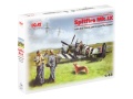 Zdjęcie dodatkowe produktu Spitfire Mk.IX with RAF Pilots and Ground Personnel 1:48 ICM 48801