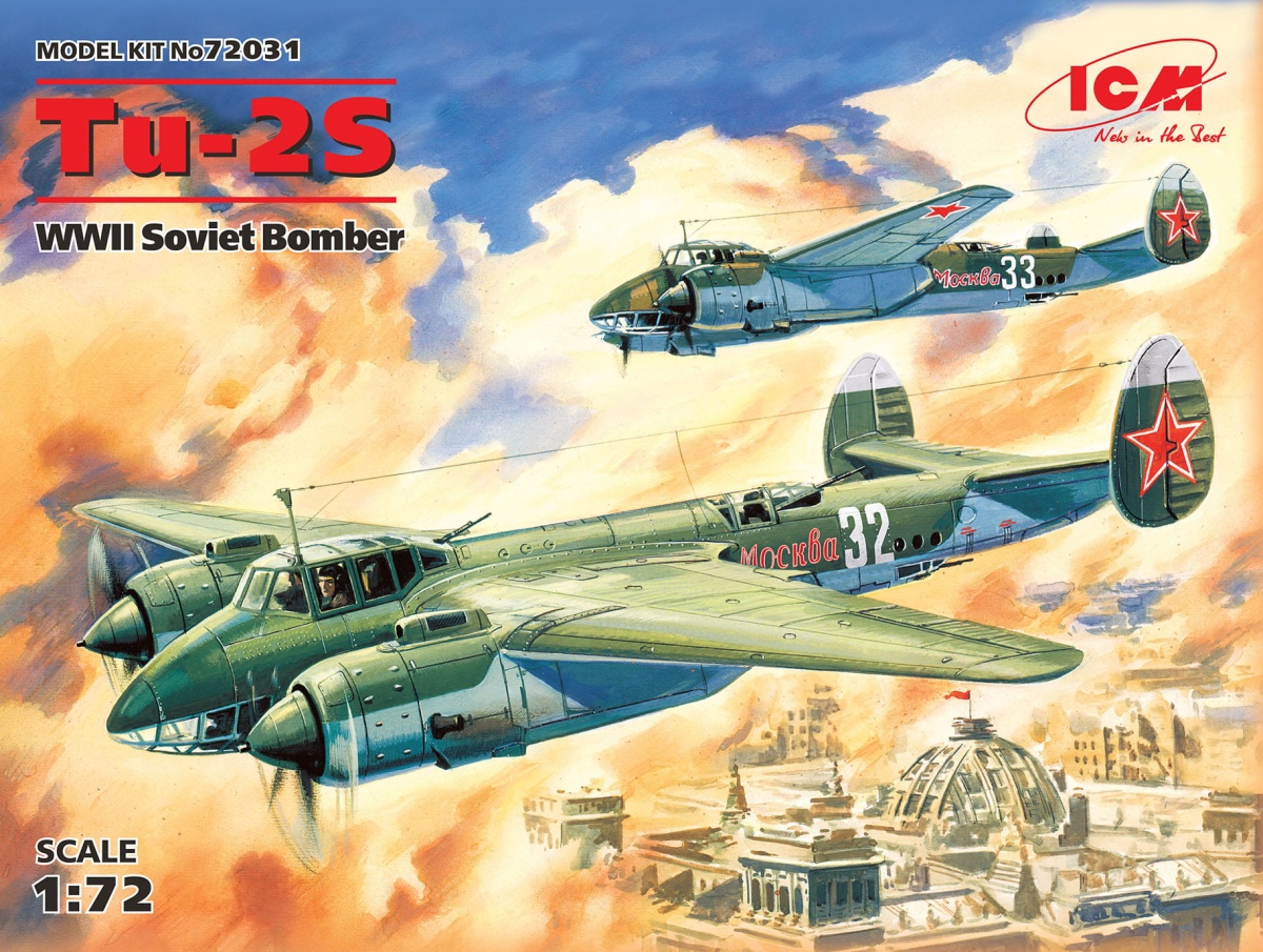 Zdjęcie główne produktu Tu-2S 1:72 ICM 72031