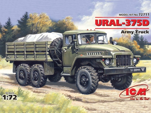 URAL-375D 1:72 ICM 72711