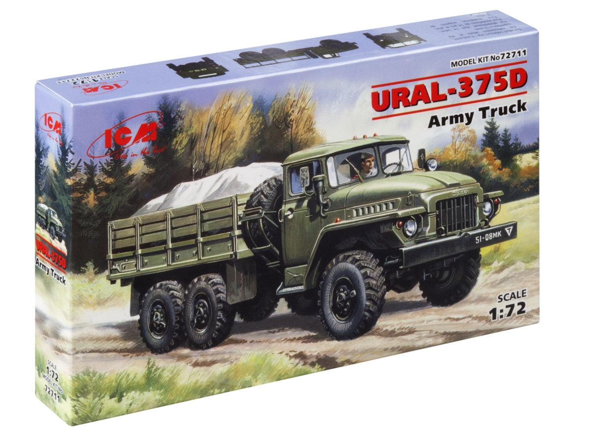 Zdjęcie dodatkowe produktu URAL-375D 1:72 ICM 72711