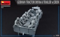 Zdjęcie dodatkowe produktu German Tractor D8506 and Trailer W/crew 1:35 MiniArt 35314