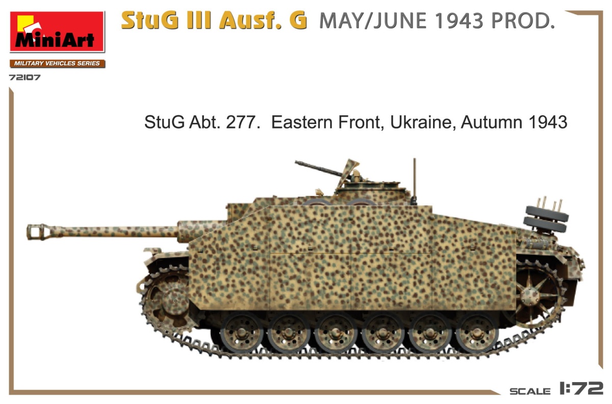 Zdjęcie dodatkowe produktu StuG III Ausf. G 1:72 MiniArt 72107