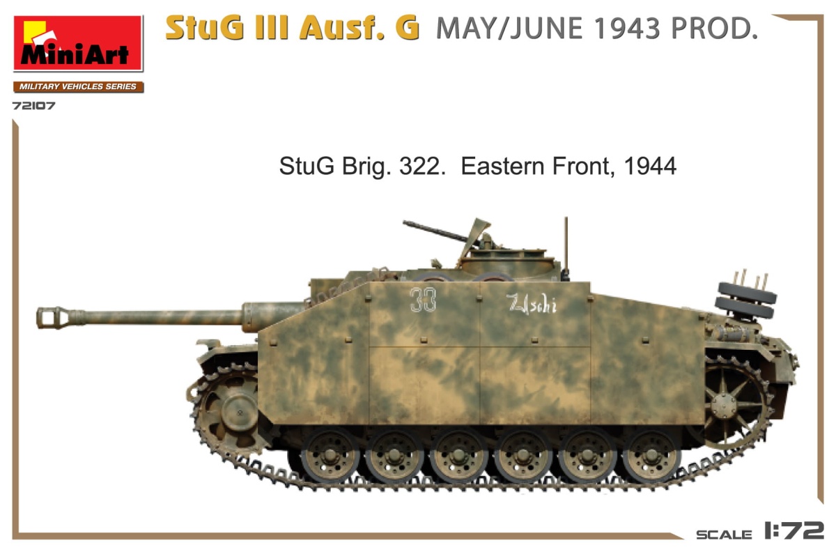 Zdjęcie dodatkowe produktu StuG III Ausf. G 1:72 MiniArt 72107