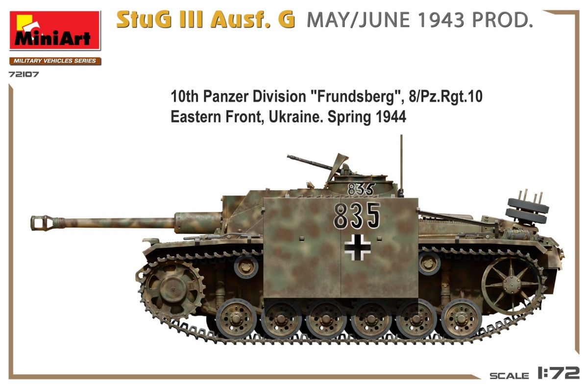 Zdjęcie dodatkowe produktu StuG III Ausf. G 1:72 MiniArt 72107