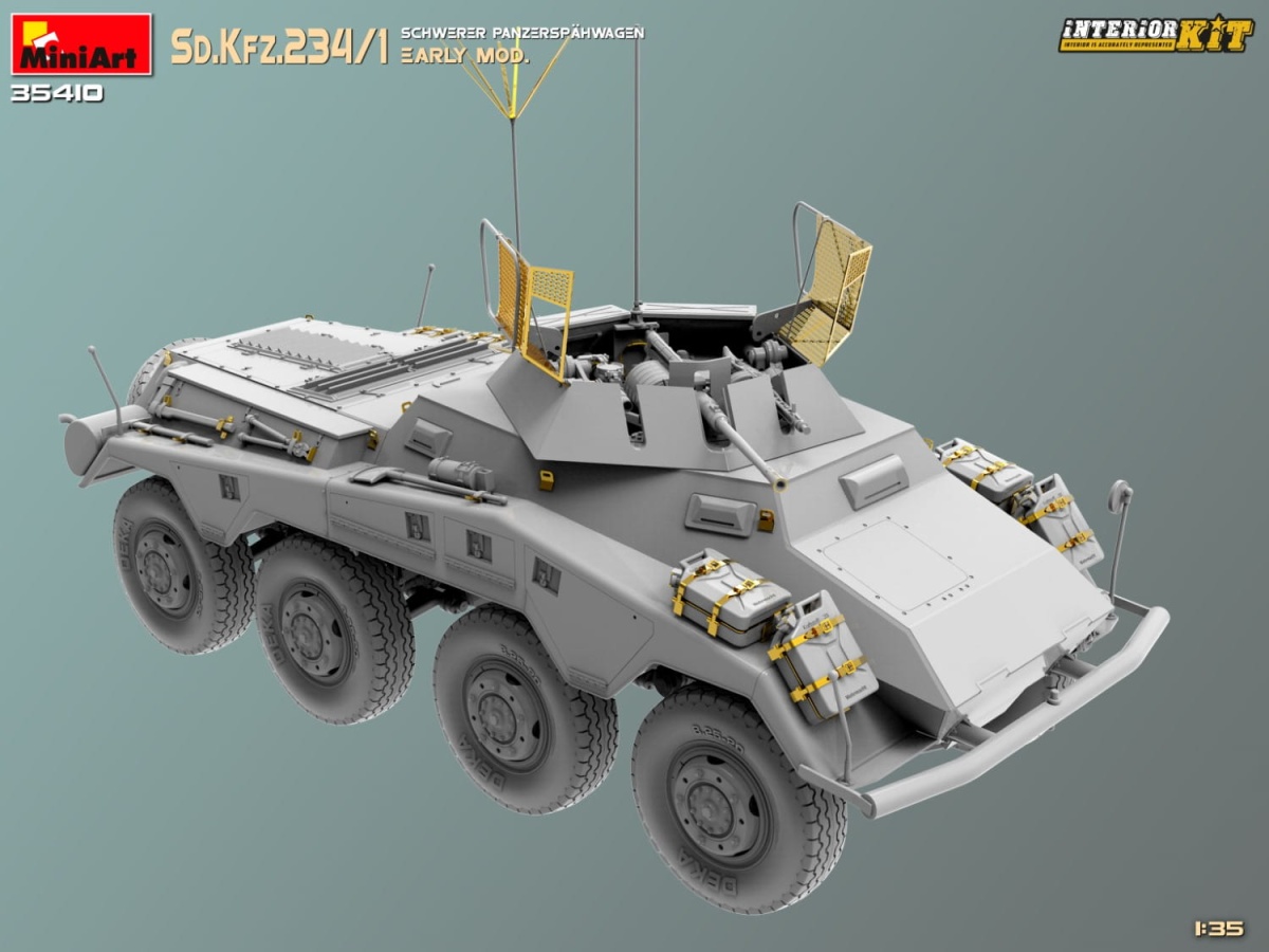 Zdjęcie dodatkowe produktu Sd.Kfz.234/1 Schwerer Panzerspahwagen 1:35 MiniArt 35410